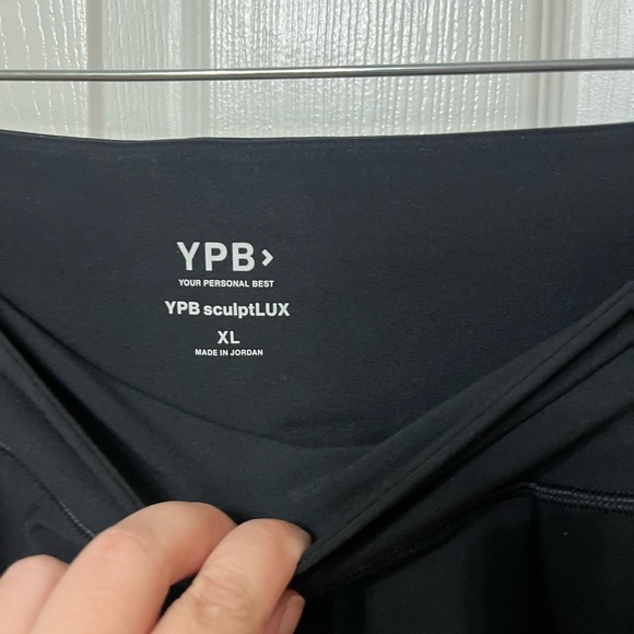 Abercrombie & Fitch YPB SculptLux Lined Wrap Mini Skirt Skort Black (Onyx) Sz XL - Picture 8 of 10